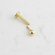 Glorria 14k Solid Gold Ball Tragus Piercing