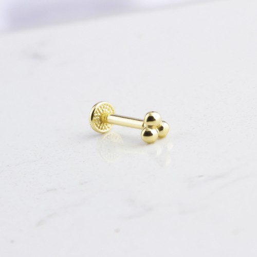 Gold Tragus Piercing