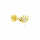 Glorria 14k Solid Gold Eye Tragus Piercing