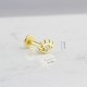 Glorria 14k Solid Gold Eye Tragus Piercing