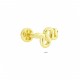 Glorria 14k Solid Gold Snake Tragus Piercing