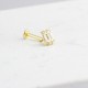 Glorria 14k Solid Gold Drumstick Tragus Piercing