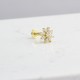 Glorria 14k Solid Gold Flower Tragus Piercing