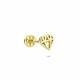 Glorria 14k Solid Gold Diamond Tragus Piercing