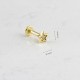 Glorria 14k Solid Gold Star Tragus Piercing