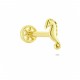 Glorria 14k Solid Gold Seahorse Tragus Piercing