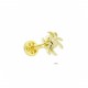 Glorria 14k Solid Gold Spider Tragus Piercing