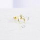 Glorria 14k Solid Gold Crescent Tragus Piercing