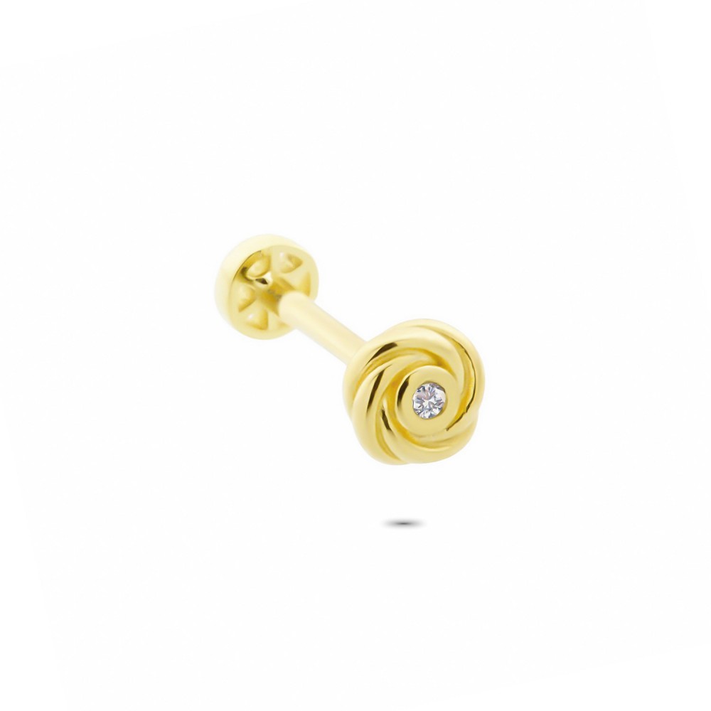 Glorria 14k Solid Gold Tragus Piercing