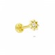 Glorria 14k Solid Gold Star Tragus Piercing