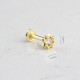 Glorria 14k Solid Gold Star Tragus Piercing