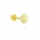 Glorria 14k Solid Gold Umbrella Tragus Piercing