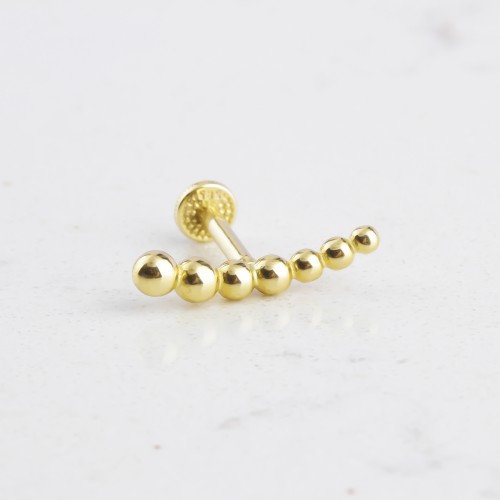 Glorria 14k Solid Gold Dorica Tragus Piercing Glorria 14k Solid Gold Dorica Tragus Piercing