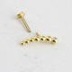 Glorria 14k Solid Gold Dorica Tragus Piercing