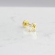 Glorria 14k Solid Gold Letter A Tragus Piercing