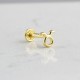 Glorria 14k Solid Gold Taurus Tragus Piercing