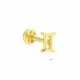 Glorria 14k Solid Gold GeminiTragus Piercing