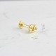 Glorria 14k Solid Gold Cancer Tragus Piercing