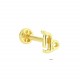 Glorria 14k Solid Gold Capricorn Tragus Piercing