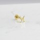 Glorria 14k Solid Gold Pisces Tragus Piercing