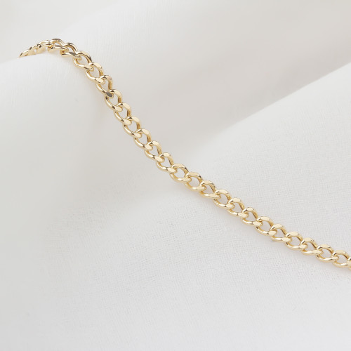 Glorria 14k Solid Gold Curb Chain Glorria 14k Solid Gold Curb Chain