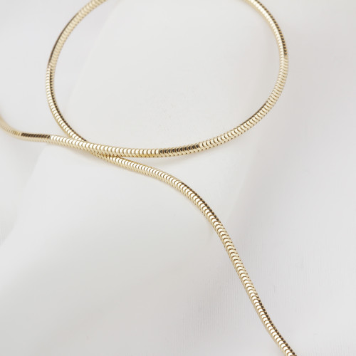 Glorria 14k Solid Gold Tondo Chain Glorria 14k Solid Gold Tondo Chain