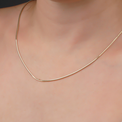 Glorria 14k Solid Gold Tondo Chain Glorria 14k Solid Gold Tondo Chain
