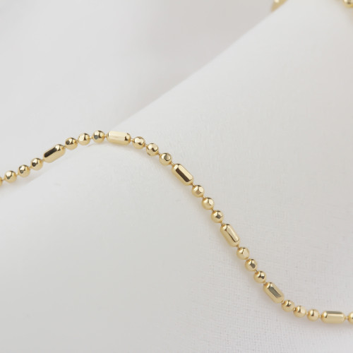 Glorria 14k Solid Gold Ball Chain Glorria 14k Solid Gold Ball Chain