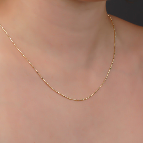 Glorria 14k Solid Gold Ball Chain Glorria 14k Solid Gold Ball Chain