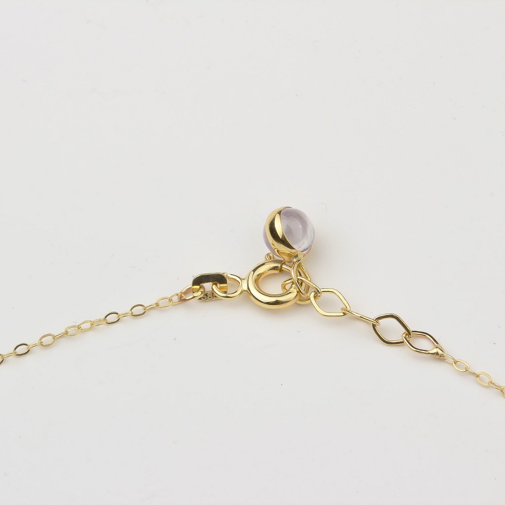 Glorria 14k Solid Gold Heart Anklet Glorria 14k Solid Gold Heart Anklet