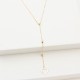 Glorria 14k Solid Gold Heart Drop Necklace Glorria 14k Solid Gold Heart Drop Necklace