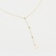 Glorria 14k Solid Gold Cross Drop Necklace Glorria 14k Solid Gold Cross Drop Necklace