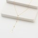 Glorria 14k Solid Gold Cross Drop Necklace Glorria 14k Solid Gold Cross Drop Necklace