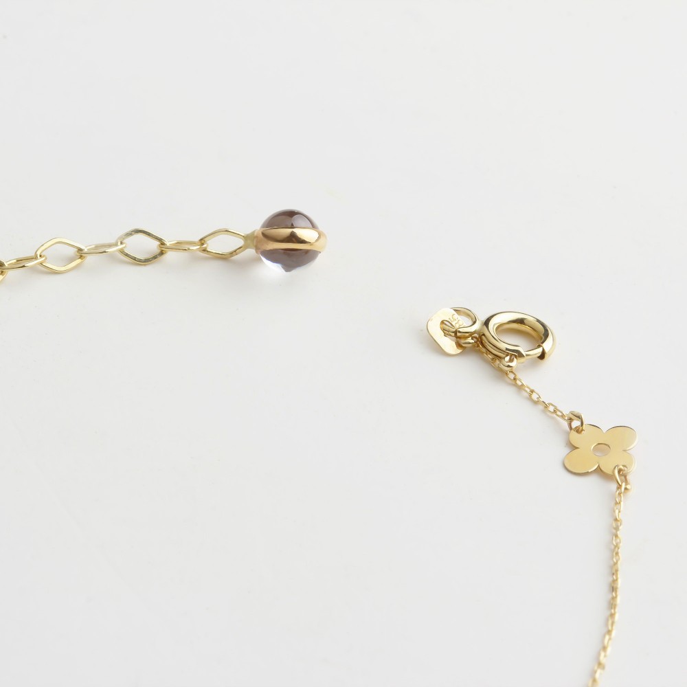 Glorria 14k Solid Gold Flower Bracelet