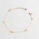 Glorria 14k Solid Gold Flower Bracelet