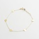 Glorria 14k Solid Gold Heart Bracelet Glorria 14k Solid Gold Heart Bracelet