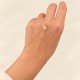 Glorria 14k Solid Gold Clover Hand Chain