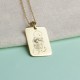 Glorria 925k Sterling Silver Personalized Family Photo Necklace