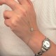 Glorria Sterling Silver Bar Hand Chain Bracelet Glorria Sterling Silver Bar Hand Chain Bracelet