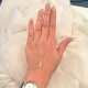 Glorria Sterling Silver Infinity Hand Chain Bracelet Glorria Sterling Silver Infinity Hand Chain Bracelet