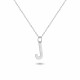 Glorria 925k Sterling Silver Letter J Necklace