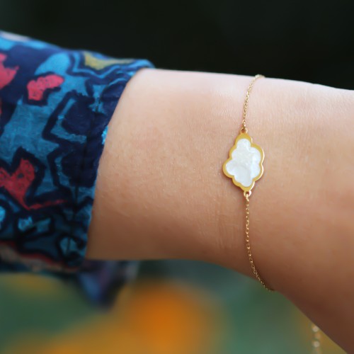 Glorria 925k Sterling Silver Cloud Bracelet