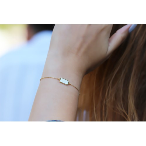 Glorria 925k Sterling Silver Geo Bracelet Glorria 925k Sterling Silver Geo Bracelet