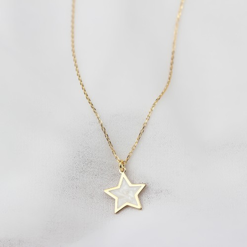 Glorria 925k Sterling Silver Star Necklace Glorria 925k Sterling Silver Star Necklace