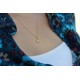 Glorria 925k Sterling Silver Pole Star Necklace