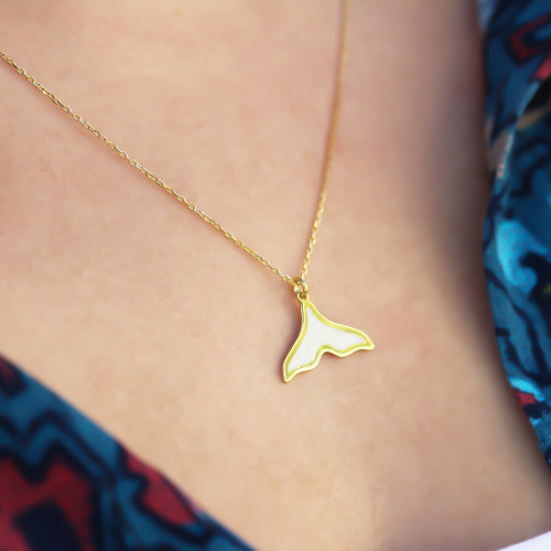 Glorria 925k Sterling Silver Mermaid Necklace