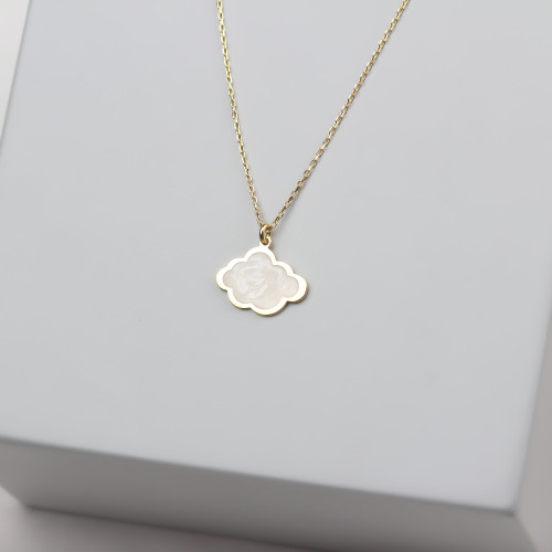 Glorria 925k Sterling Silver Cloud Necklace Glorria 925k Sterling Silver Cloud Necklace