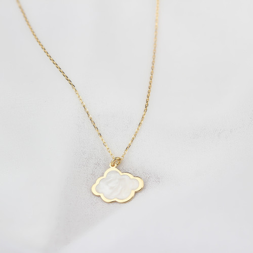 Glorria 925k Sterling Silver Cloud Necklace Glorria 925k Sterling Silver Cloud Necklace