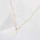 Glorria 925k Sterling Silver Geo Necklace