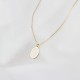 Glorria 925k Sterling Silver Geo Necklace